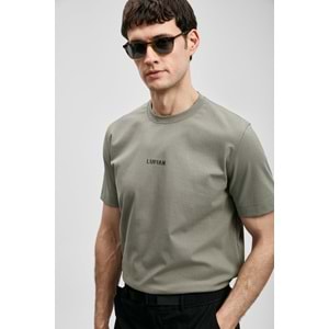 Lufian 111020322 Marcus Modern Grafik T- Shirt Tişört Erkek Tişort