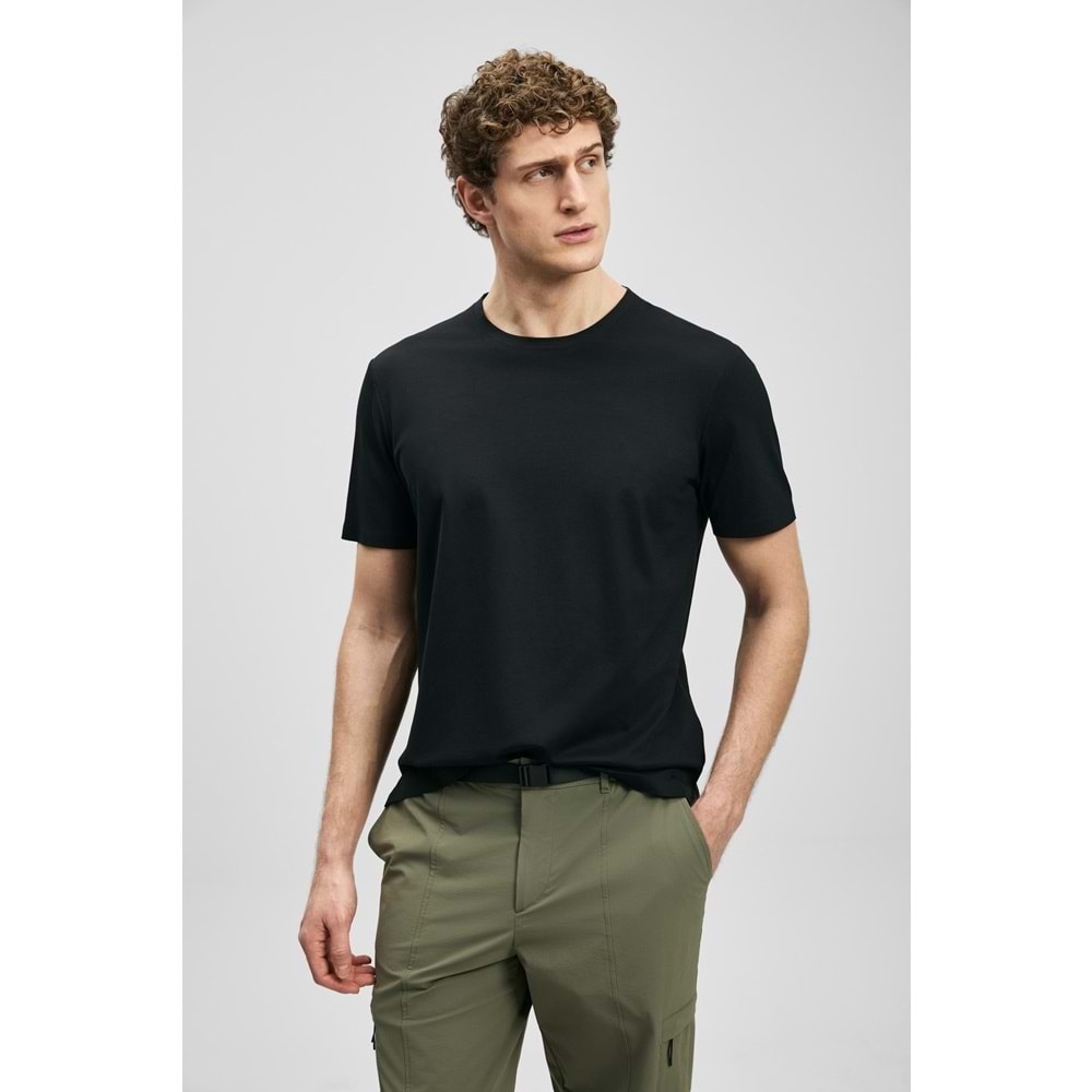 Lufian 111020323 Fınto Modern Grafik Erkek T- Shirt Tişört Erkek Tişort