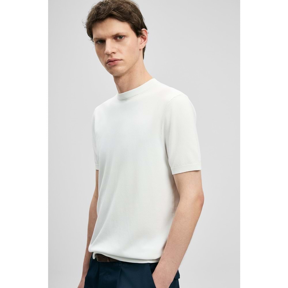 Lufian 111090156 Tıno Erkek Modal Karışımlı T- Shirt Erkek T-Shirt