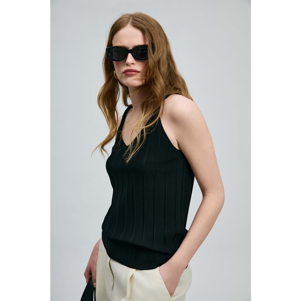 Lufian 121090048 Darla Sıfır Kol T-Shirt Kadın Tişört