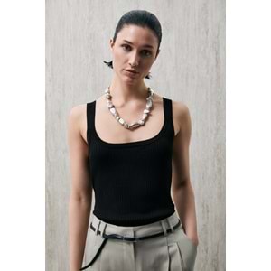 Lufian 121090057 Aster Sıfır Kol T-Shirt Kadın Tişört