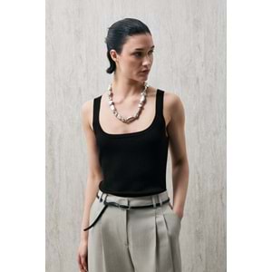 Lufian 121090057 Aster Sıfır Kol T-Shirt Kadın Tişört