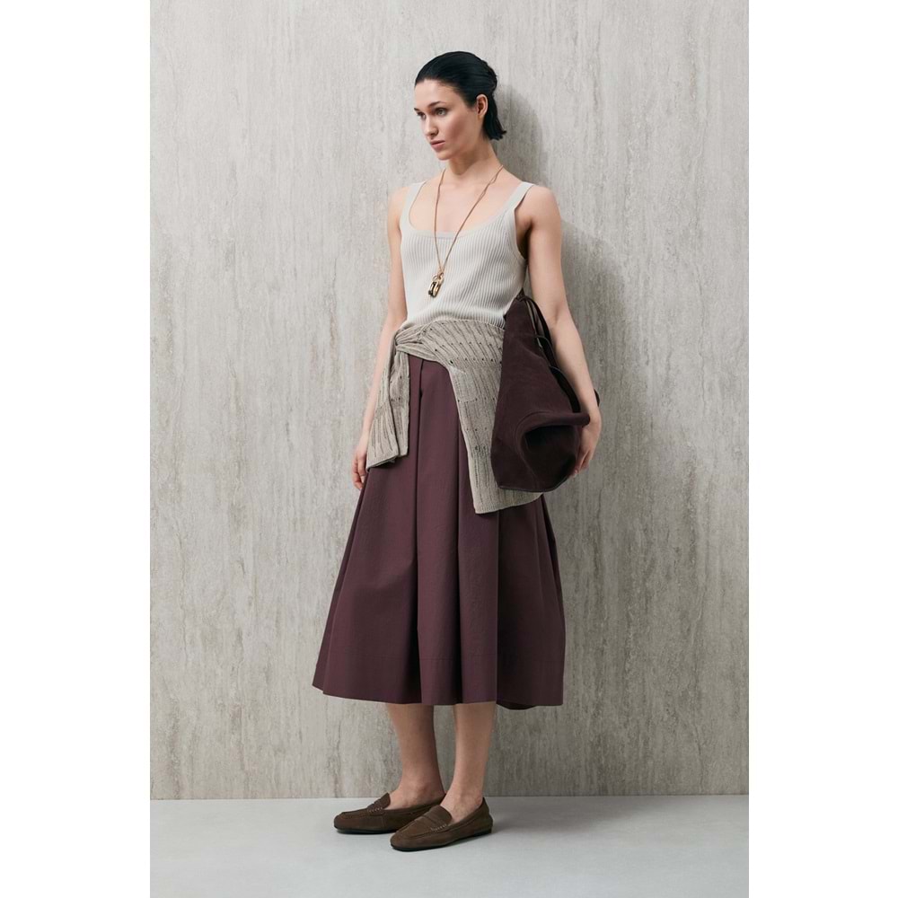 Lufian 121090057 Aster Sıfır Kol T-Shirt Kadın Tişört