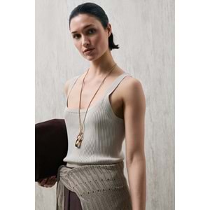 Lufian 121090057 Aster Sıfır Kol T-Shirt Kadın Tişört