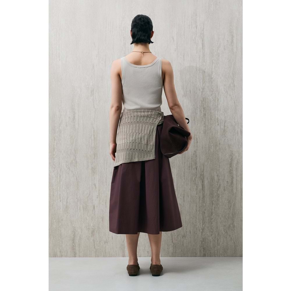 Lufian 121090057 Aster Sıfır Kol T-Shirt Kadın Tişört