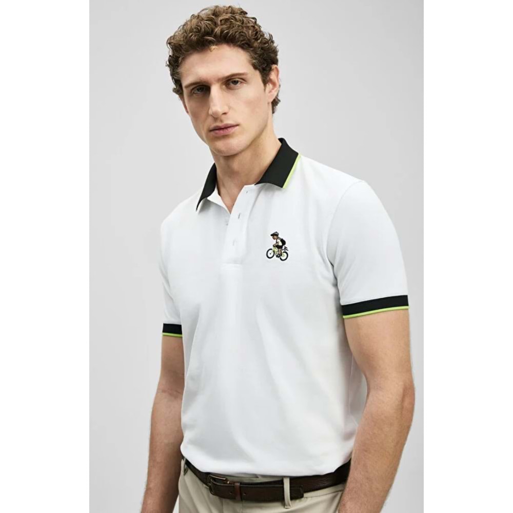 Lufian 111040242 Zane Smart Erkek Polo Tişört Erkek Tişort