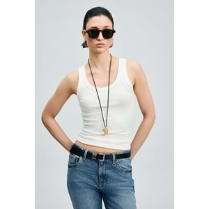 Lufian 121020037 Nora Sıfır Kol T-Shirt Kadın Tişört