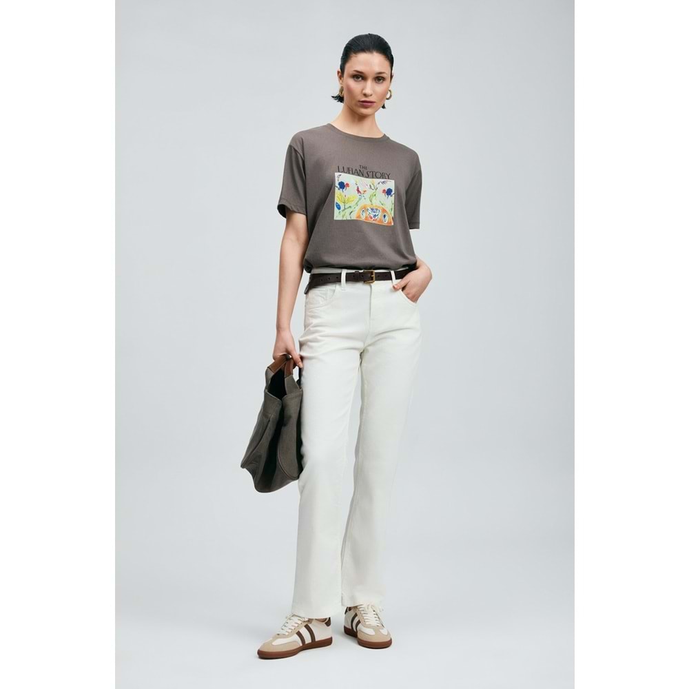 Lufian 121020040 Poly Kadın T-Shirt Kadın Tişört