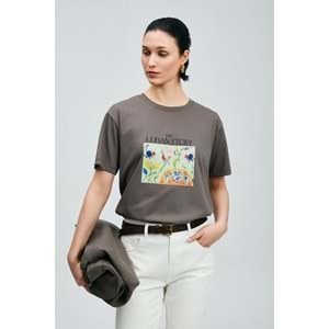 Lufian 121020040 Poly Kadın T-Shirt Kadın Tişört