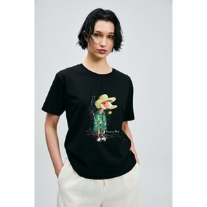 Lufian 121020041 Fame Kadın T-Shirt Kadın Tişört