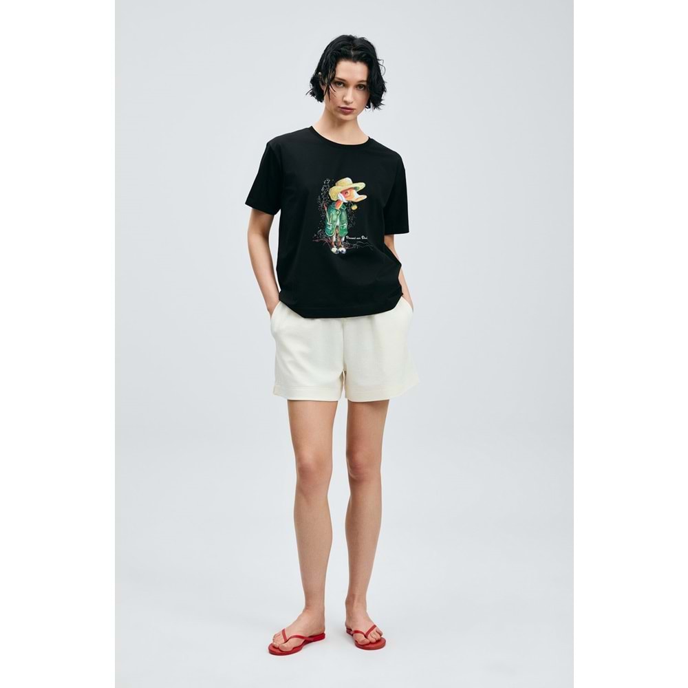 Lufian 121020041 Fame Kadın T-Shirt Kadın Tişört