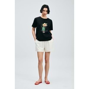 Lufian 121020041 Fame Kadın T-Shirt Kadın Tişört