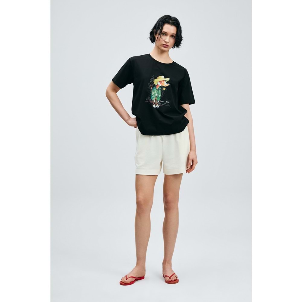 Lufian 121020041 Fame Kadın T-Shirt Kadın Tişört