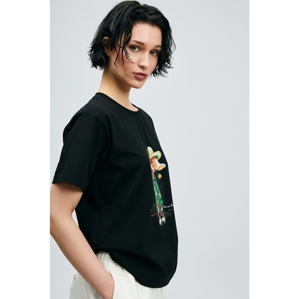 Lufian 121020041 Fame Kadın T-Shirt Kadın Tişört
