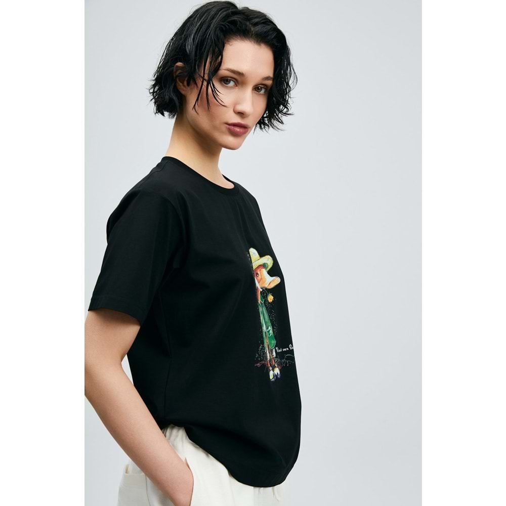 Lufian 121020041 Fame Kadın T-Shirt Kadın Tişört