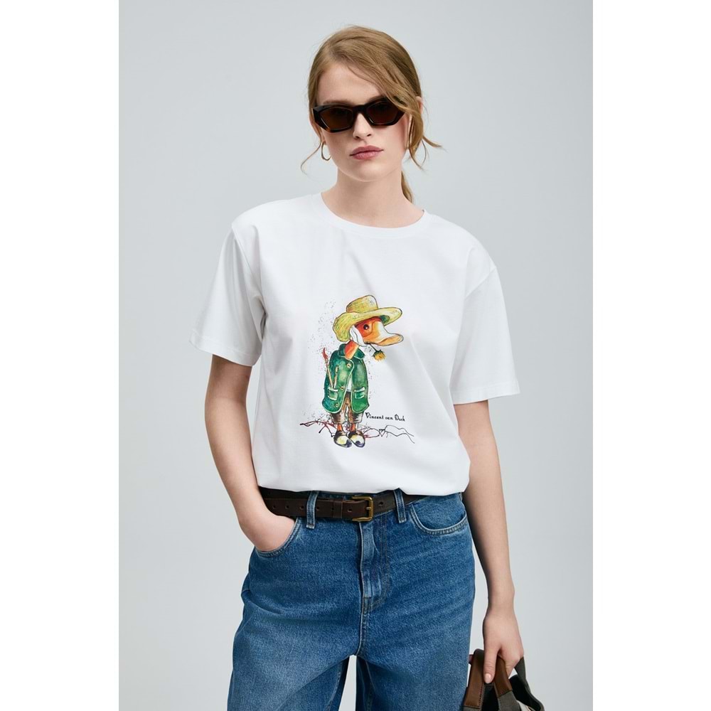 Lufian 121020041 Fame Kadın T-Shirt Kadın Tişört
