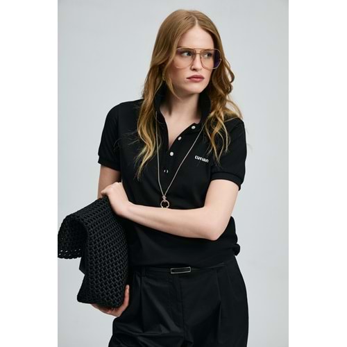 Lufian 121040002 Anka Polo Yaka T-Shirt Kadın Tişört