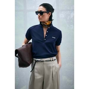 Lufian 121040002 Anka Polo Yaka T-Shirt Kadın Tişört