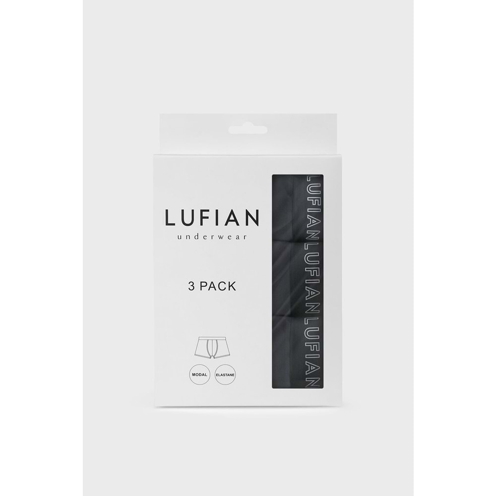 Lufian 111080035 Mark 3 Adet Erkek Modal Dikişsiz Boxer