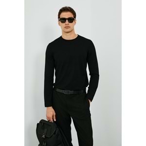 Lufian 112090175 Dean Yün Karışımlı Kazak Erkek Sweatshirt