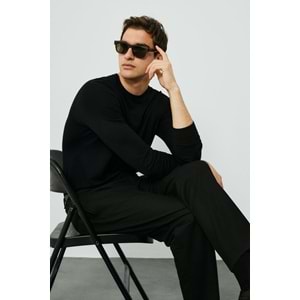 Lufian 112090175 Dean Yün Karışımlı Kazak Erkek Sweatshirt