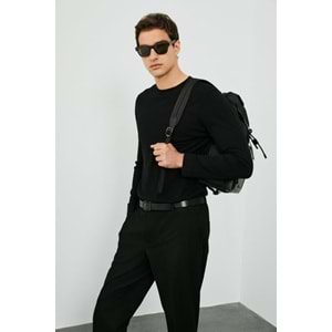 Lufian 112090175 Dean Yün Karışımlı Kazak Erkek Sweatshirt