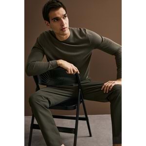 Lufian 112090175 Dean Yün Karışımlı Kazak Erkek Sweatshirt