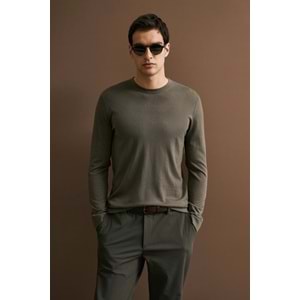 Lufian 112090175 Dean Yün Karışımlı Kazak Erkek Sweatshirt