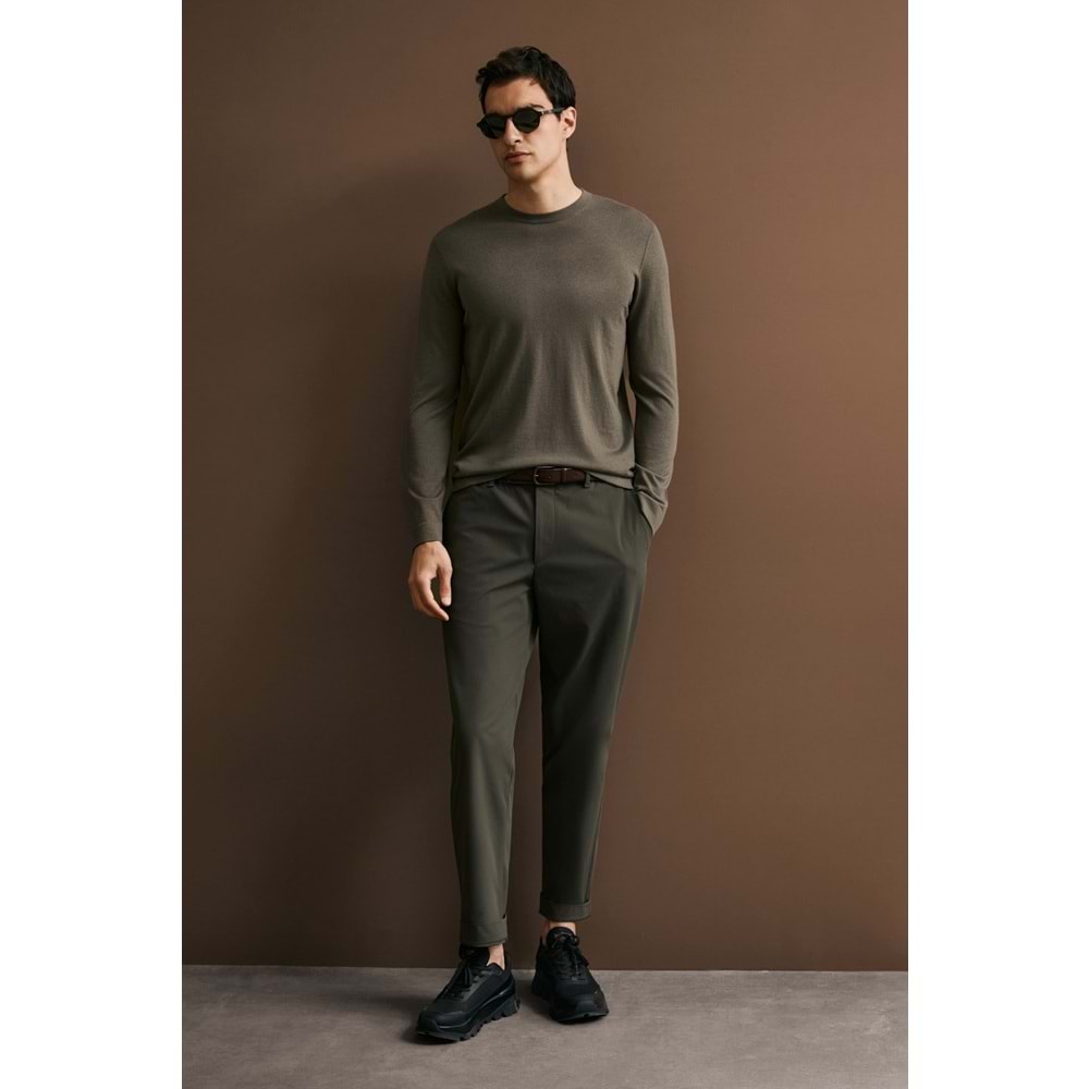 Lufian 112090175 Dean Yün Karışımlı Kazak Erkek Sweatshirt