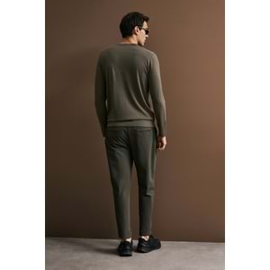 Lufian 112090175 Dean Yün Karışımlı Kazak Erkek Sweatshirt