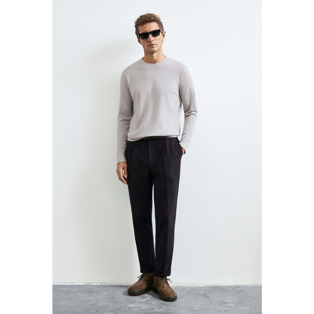 Lufian 112090175 Dean Yün Karışımlı Kazak Erkek Sweatshirt