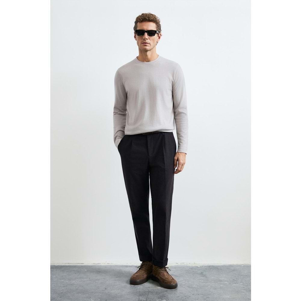 Lufian 112090175 Dean Yün Karışımlı Kazak Erkek Sweatshirt