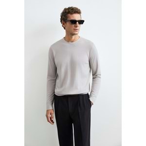 Lufian 112090175 Dean Yün Karışımlı Kazak Erkek Sweatshirt