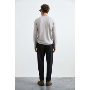 Lufian 112090175 Dean Yün Karışımlı Kazak Erkek Sweatshirt