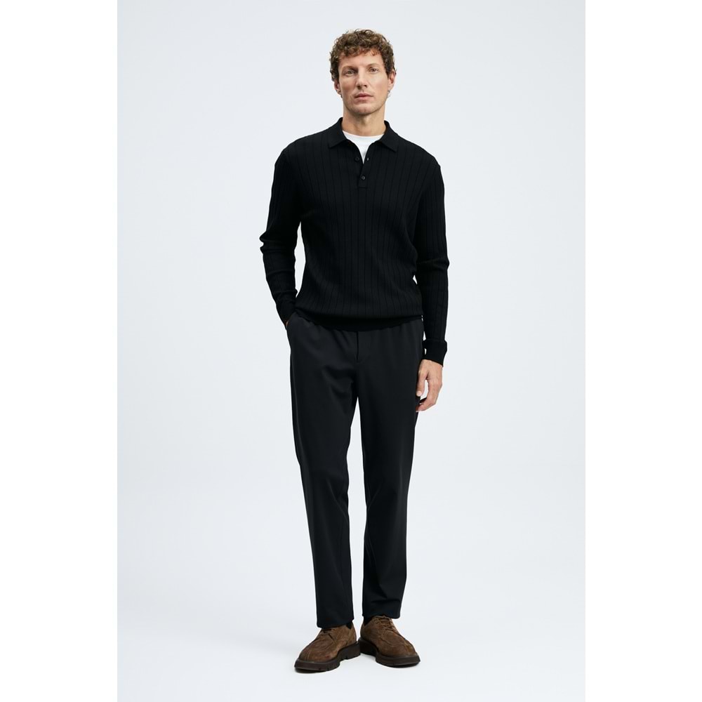 Lufian 112090190 Petra Polo Yaka Triko Kazak Erkek Sweatshirt