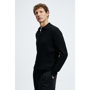 Lufian 112090190 Petra Polo Yaka Triko Kazak Erkek Sweatshirt