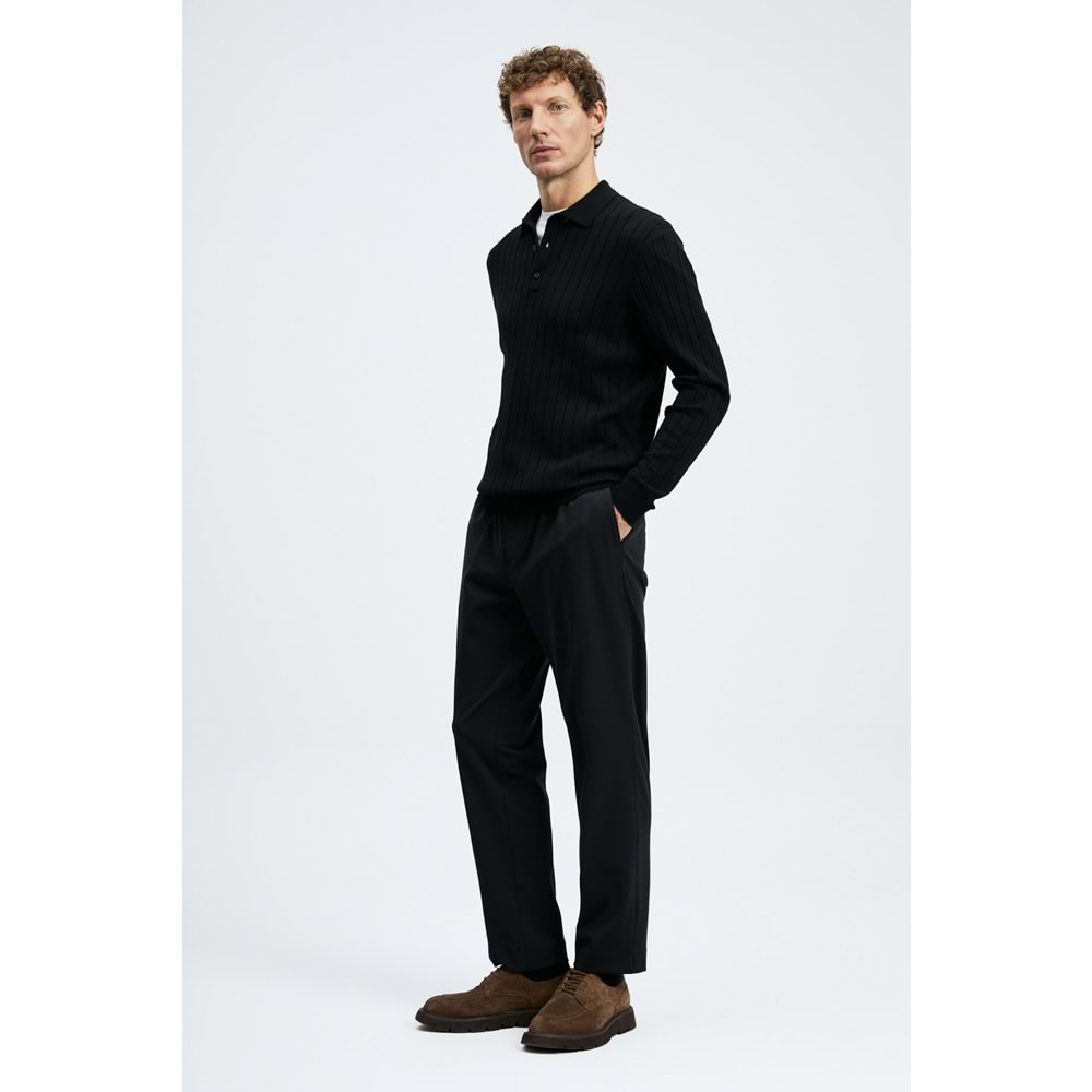Lufian 112090190 Petra Polo Yaka Triko Kazak Erkek Sweatshirt