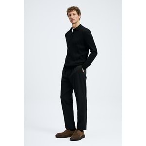 Lufian 112090190 Petra Polo Yaka Triko Kazak Erkek Sweatshirt