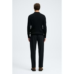 Lufian 112090190 Petra Polo Yaka Triko Kazak Erkek Sweatshirt