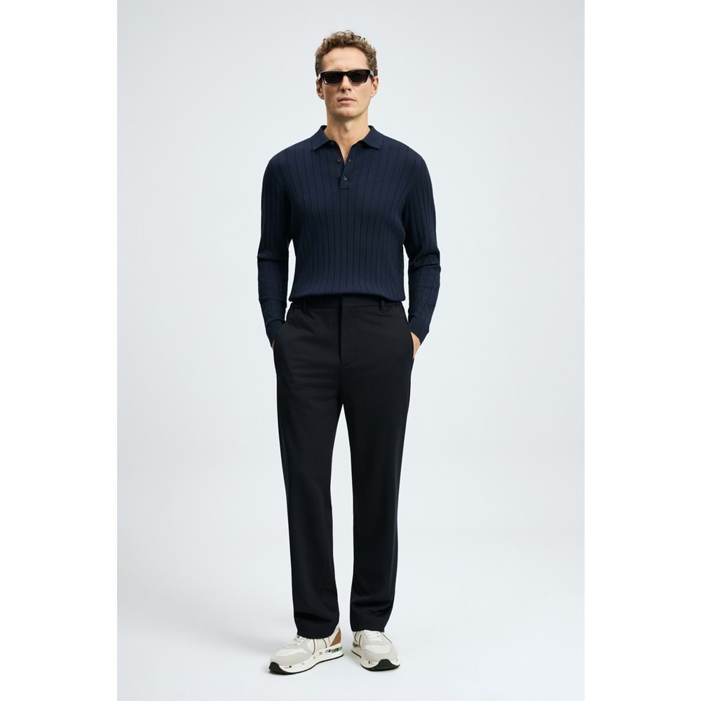 Lufian 112090190 Petra Polo Yaka Triko Kazak Erkek Sweatshirt