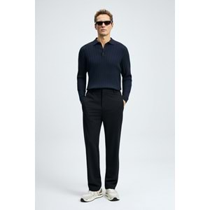 Lufian 112090190 Petra Polo Yaka Triko Kazak Erkek Sweatshirt