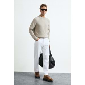 Lufian 112090184 Darvın Şönil Bisiklet Yaka Triko Kazak Erkek Sweatshirt