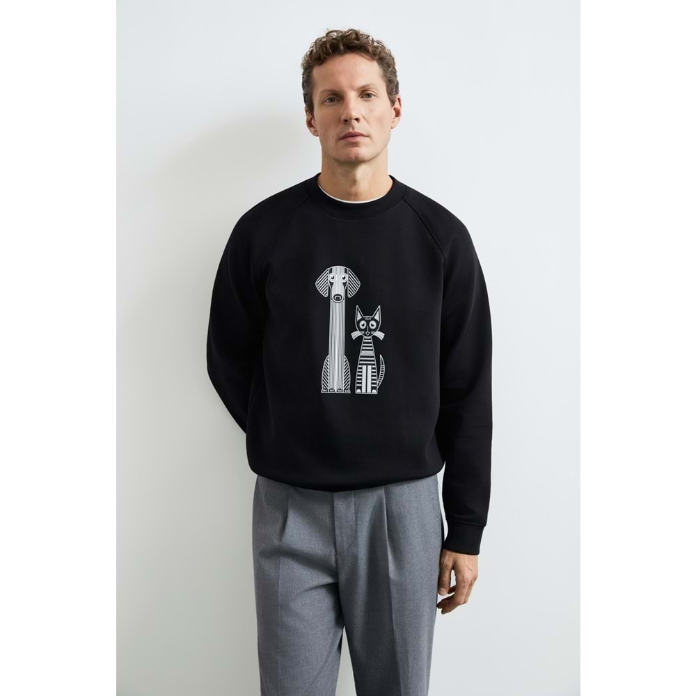 Lufian 112030203 Alfred Erkek Sweatshirt