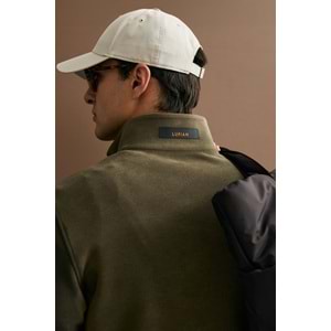 Lufian 112030213 Chase Yarım Fermuarlı Kapüşonlu Erkek Sweatshirt