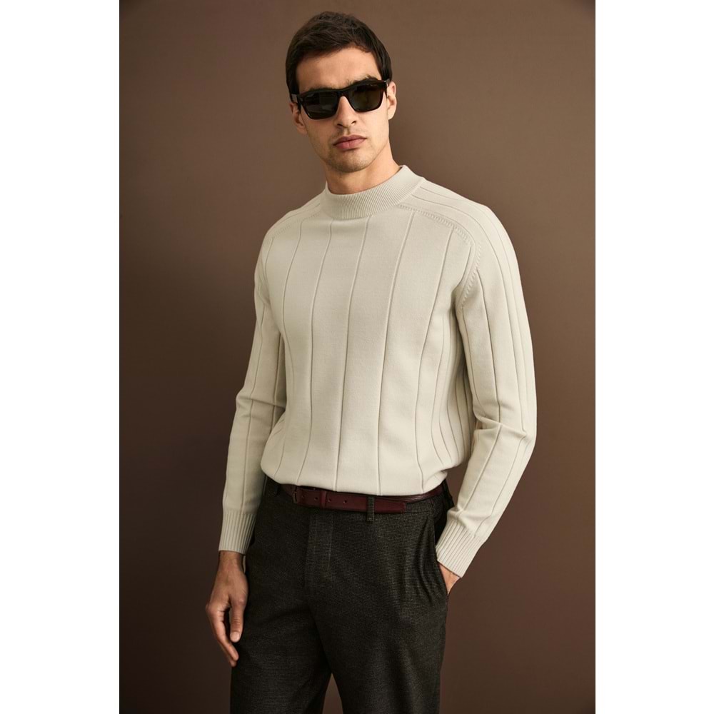 Lufian 112090195 Grand Yün Karışımlı Kazak Erkek Sweatshirt
