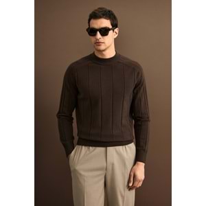 Lufian 112090195 Grand Yün Karışımlı Kazak Erkek Sweatshirt