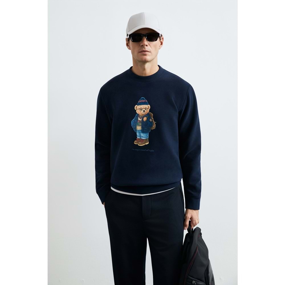 Lufian 112030201 Mıles Erkek Sweatshirt