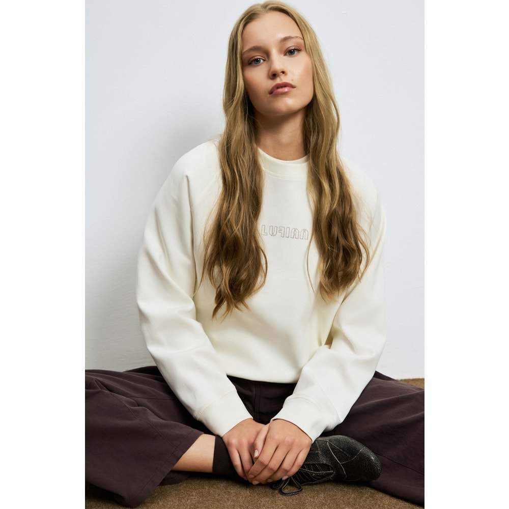 Lufian 122030027 Alıce Kadın Örme Kadın Sweatshirt