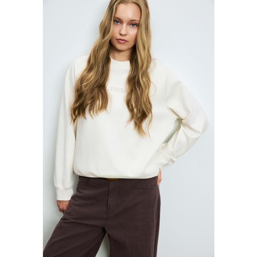 Lufian 122030027 Alıce Kadın Örme Kadın Sweatshirt