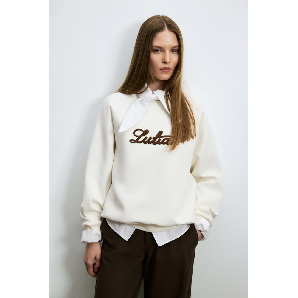 Lufian 122030029 Ander Kadın Örme Kadın Sweatshirt